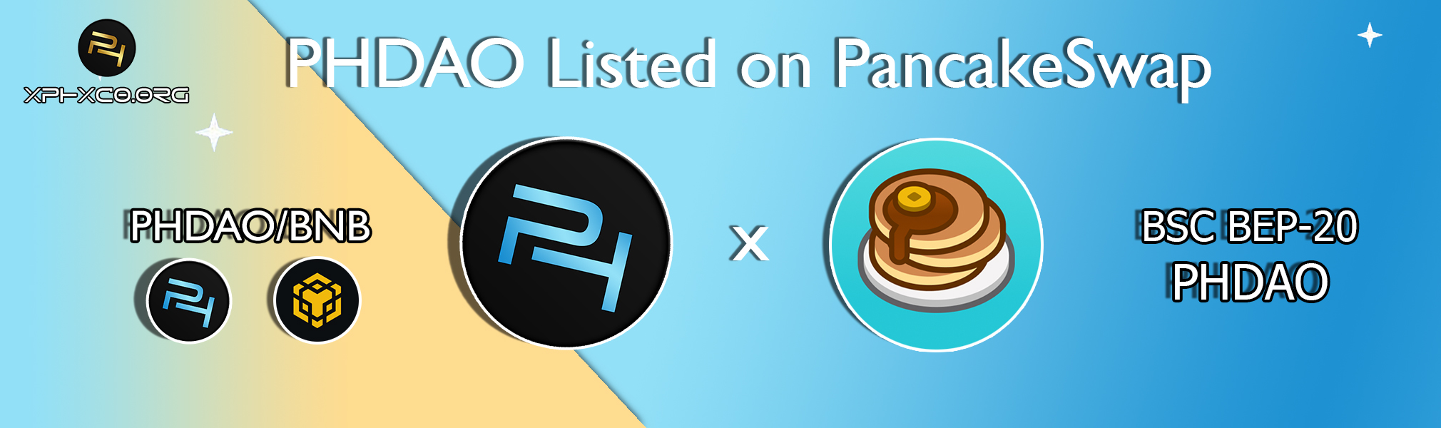 PHDAO listed on PancakeSwap