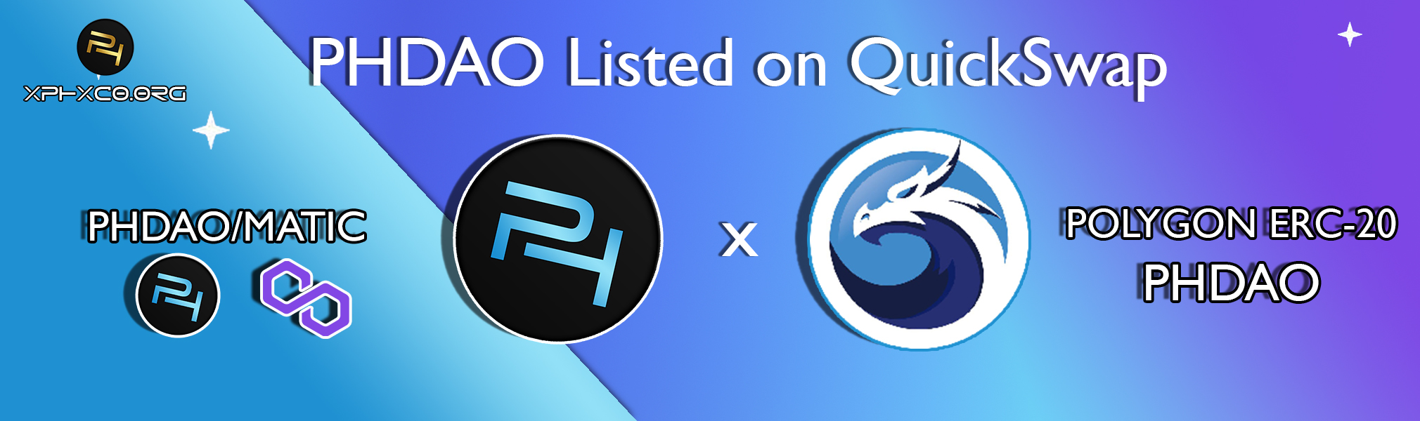 PHDAO listed on quickswap